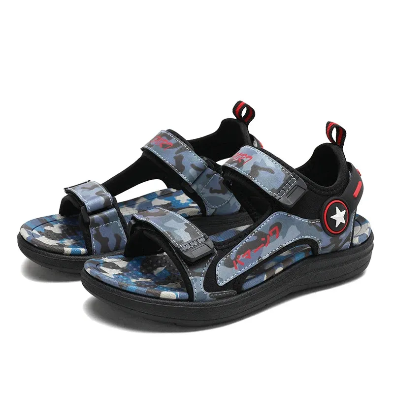 Summer Children Sandals Fashion Sneakers Boy Girls Outdoor Beach Shoes Kids Non-Slip Footwear Outdoor Sports Running Sandals