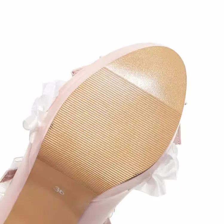 Sweet Lace Bow Lolita Mary Janes Shoes