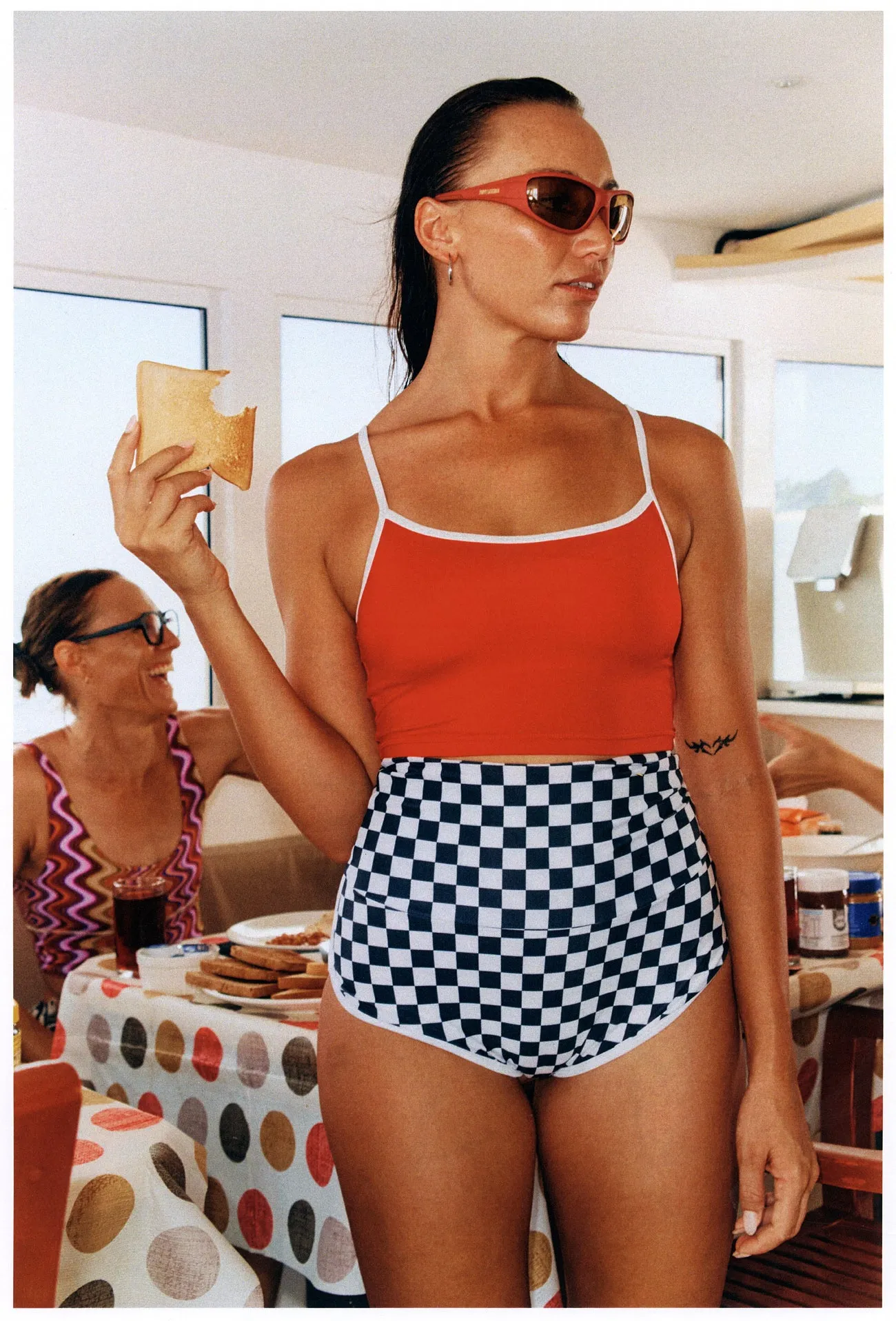 Tankini Surf Top - Red