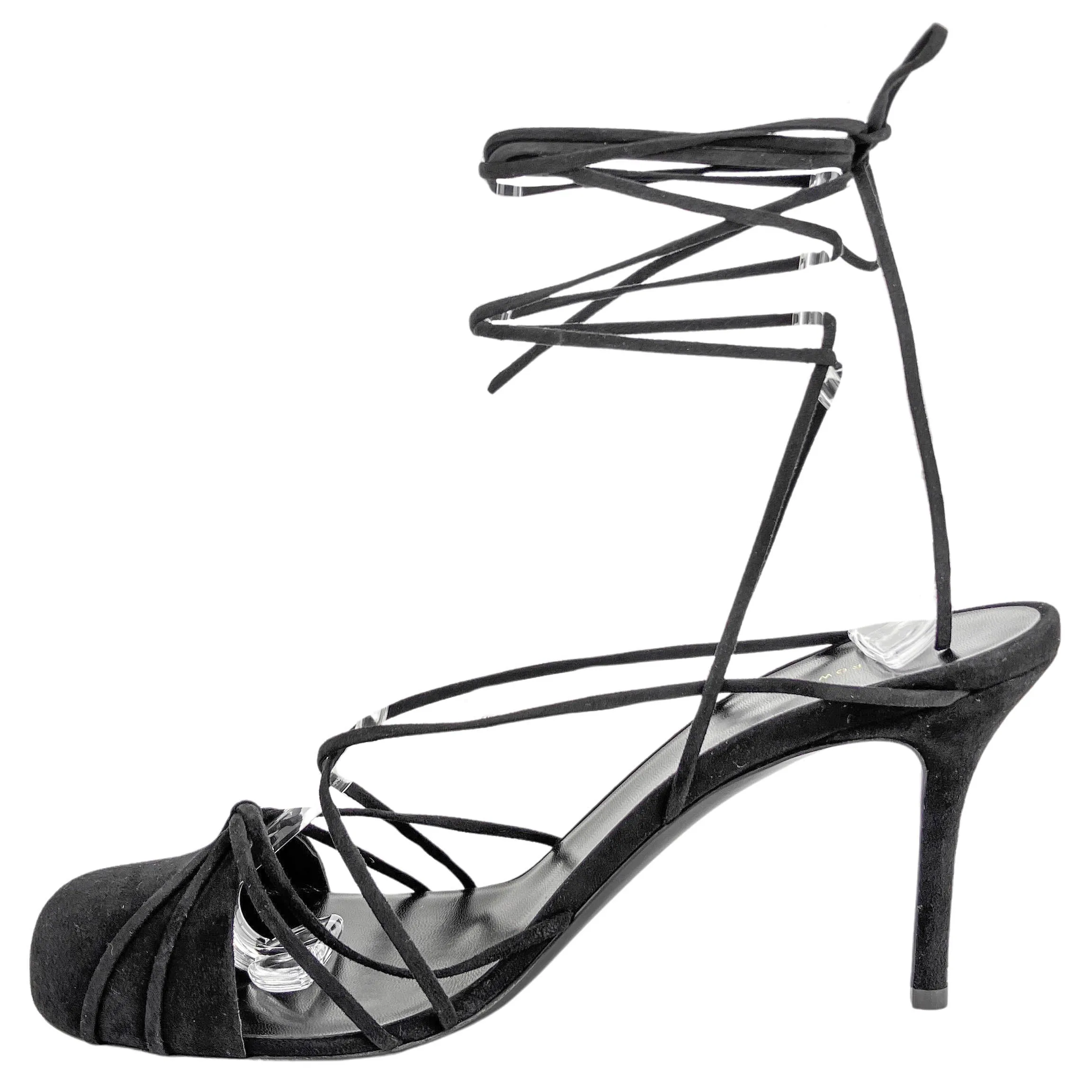 The Row Joan Sandals in Black
