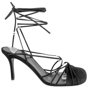 The Row Joan Sandals in Black