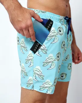 Turtles - Swim Shorts with Waterproof Pocket