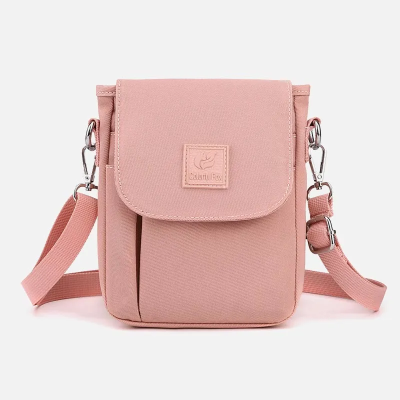 Waterproof Nylon Crossbody Bags Phone Bags with Adjustable Straps