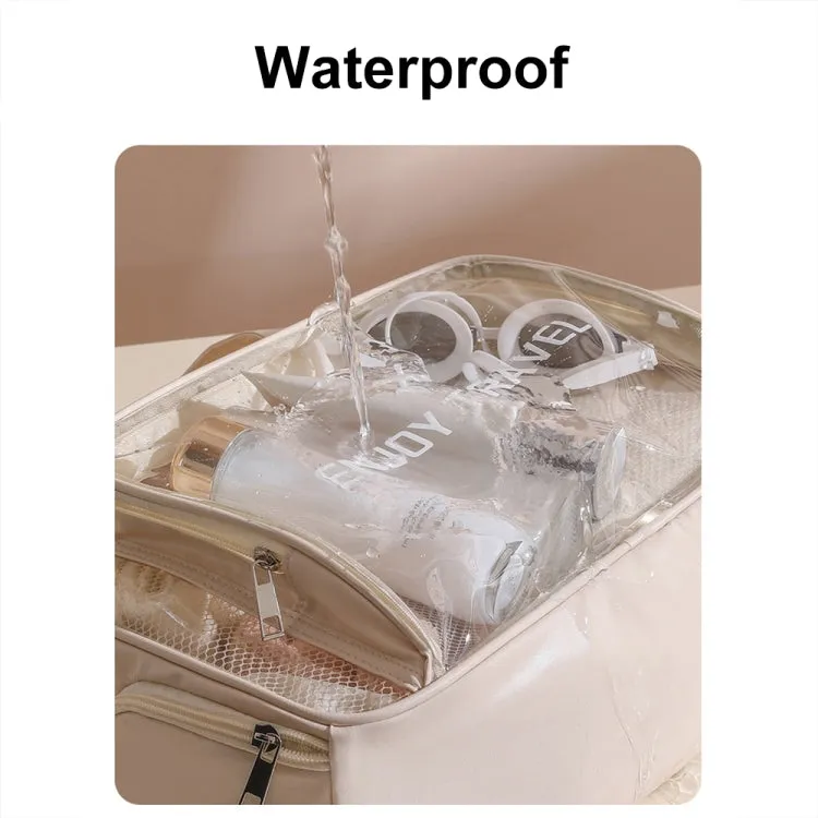 Waterproof Swimming Beach Bag Toiletries and Cosmetics Bag, Color: Pink with Shoe Warehouse