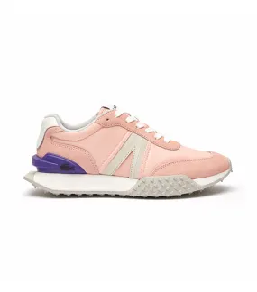 Women’s L-Spin Deluxe Mixed Material Trainers Light Pink/White