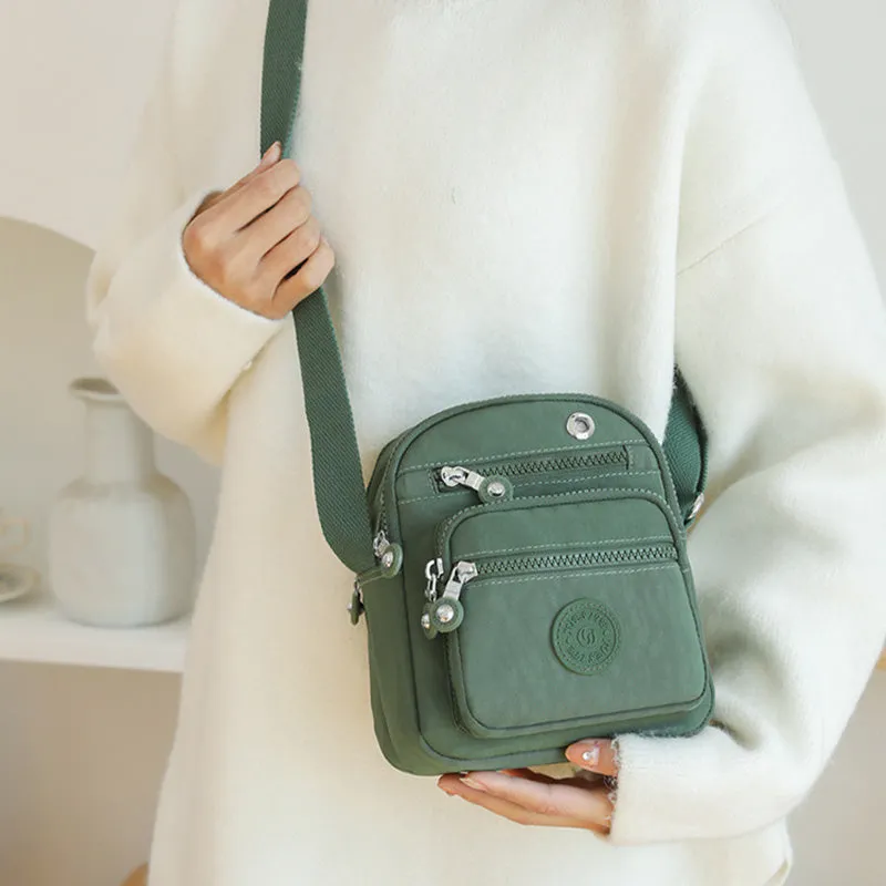 Women's Mini Crossbody Bag Lightweight Multi Pocket Shoulder Bag Purses