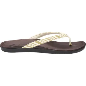 Women's OluKai Ho'opio Clay/Stripe Synthetic