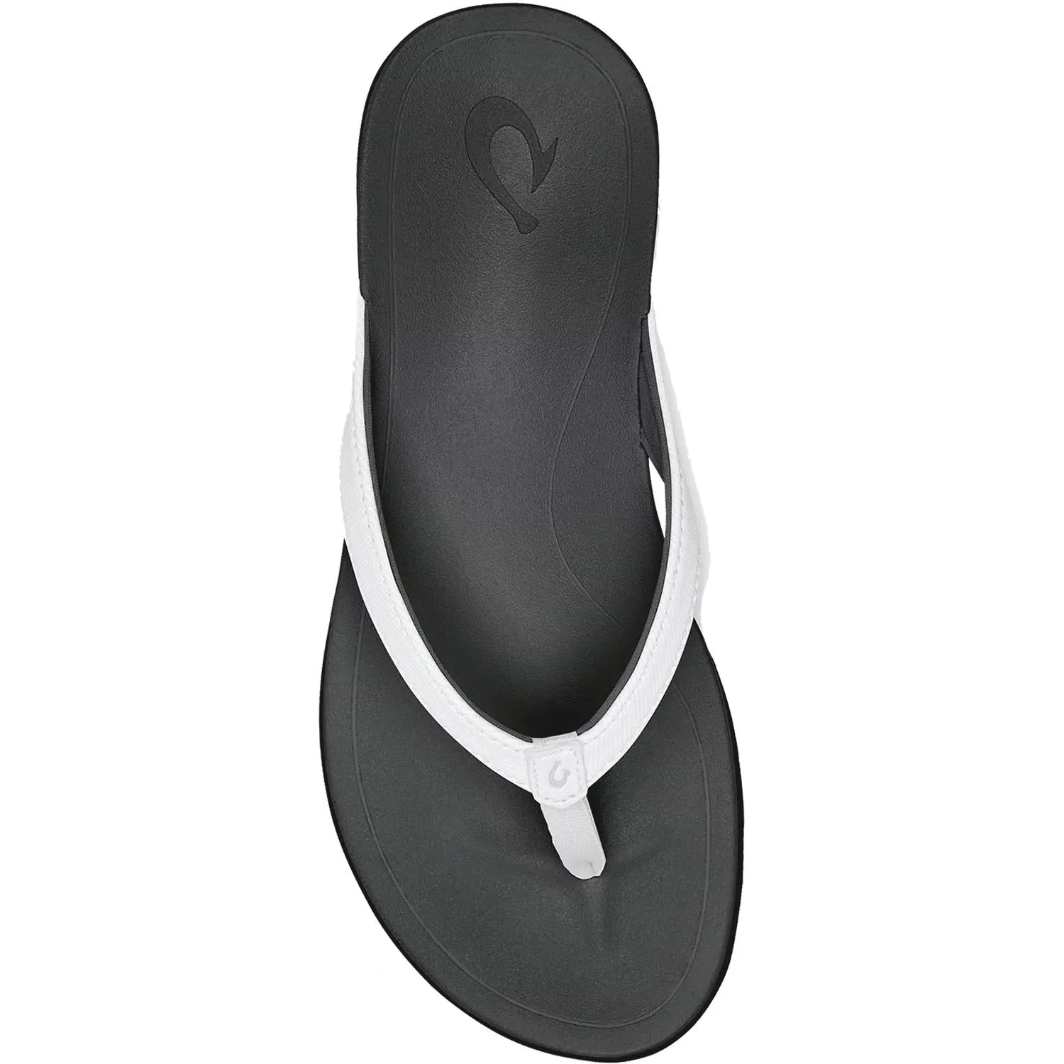 Women's OluKai Ho'opio White/Onyx Synthetic