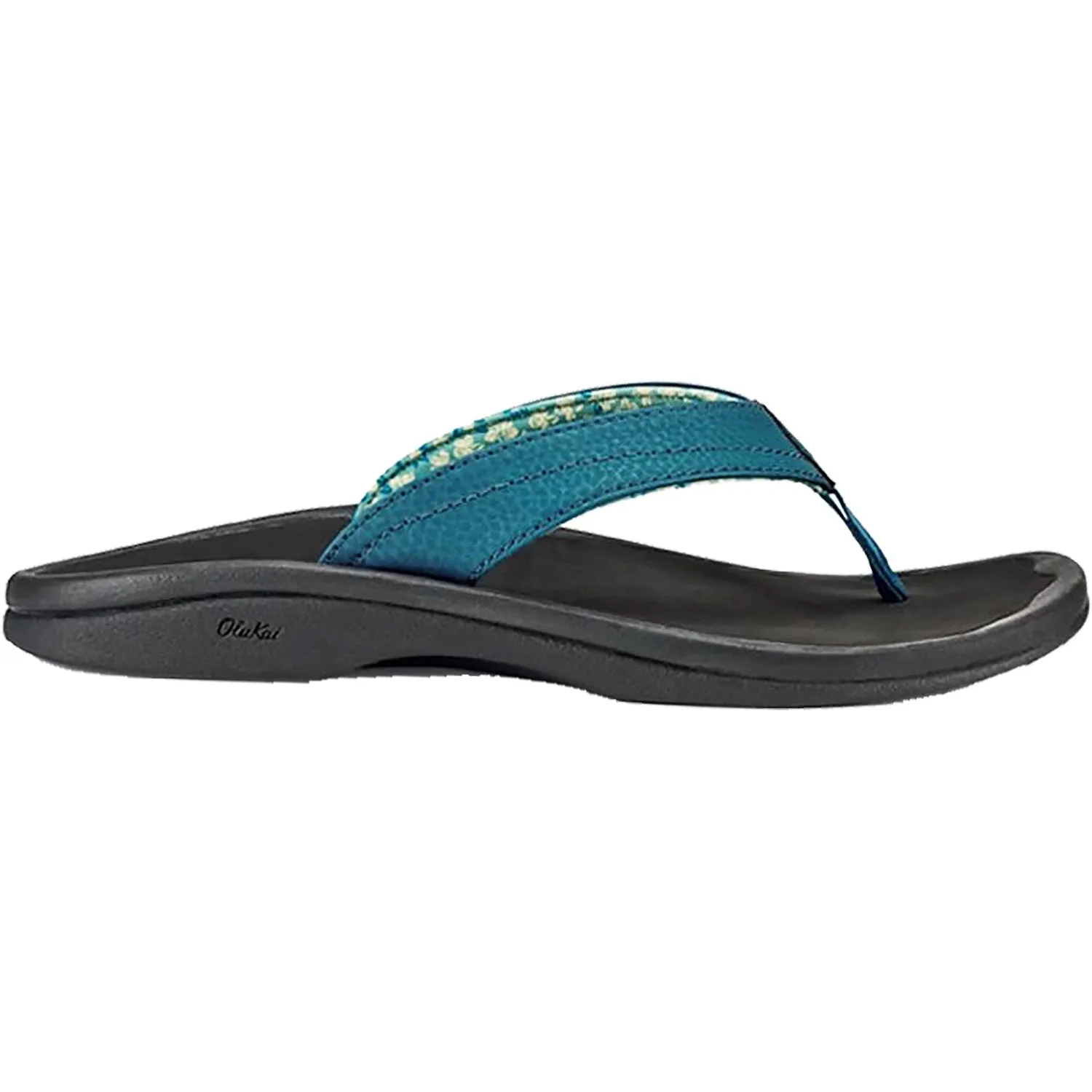 Women's OluKai Ohana Teal/Black Synthetic